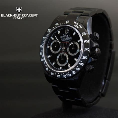 black out concept rolex daytona|Blackout Concept – Tourbillon Watches and Accessories.